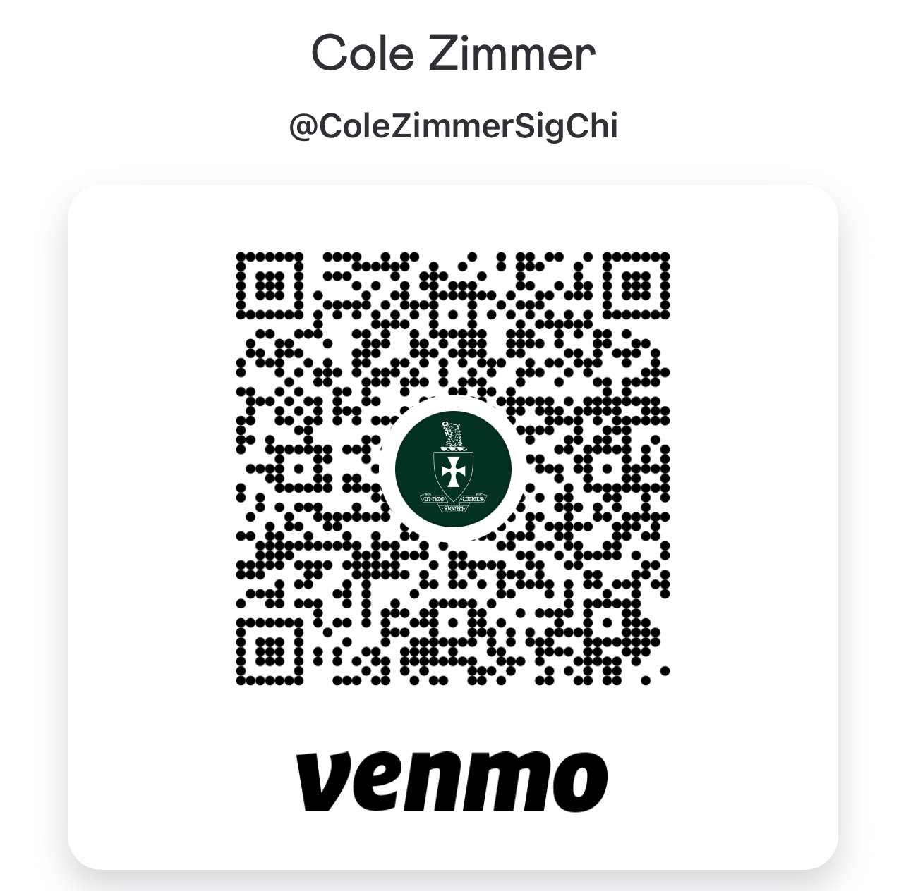 Venmo QR Code